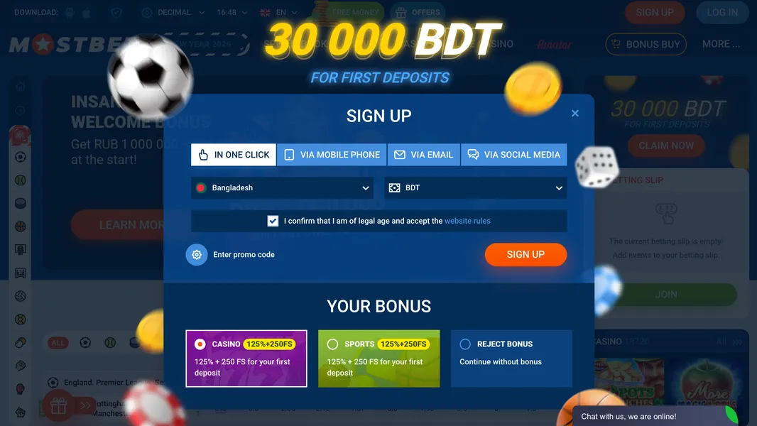 How to Register on Mostbet